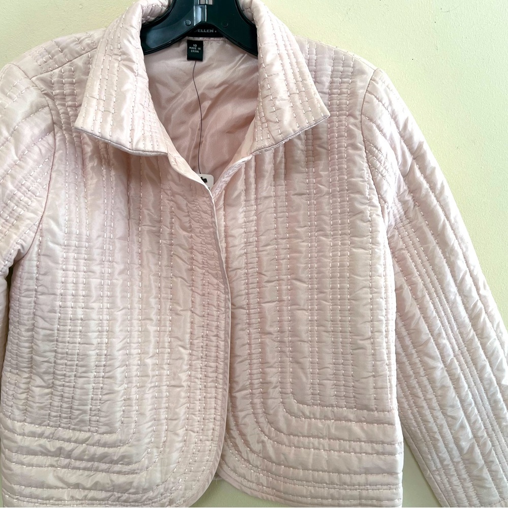 Elegant Cream Quilted Jacket - Picture 2 of 6